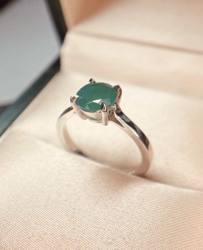 Bague ONYKA en argent sertie d’onyx