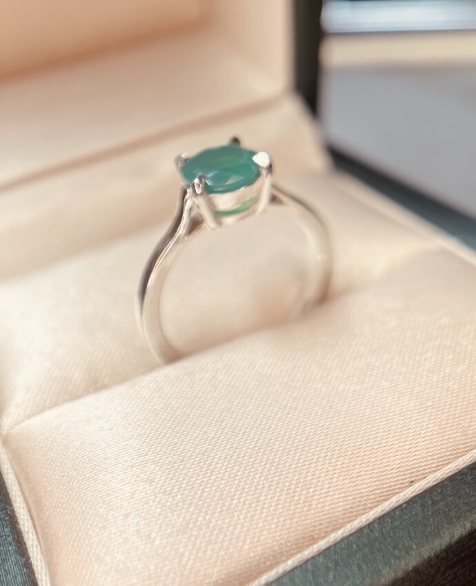 Bague ONYKA en argent sertie d’onyx – Image 4